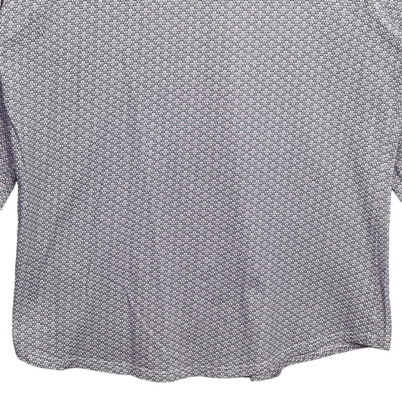 Stone Rose Shirt Mens XL Button Up Subtle Marijuana Leaf Novelty Print - Picture 10 of 12